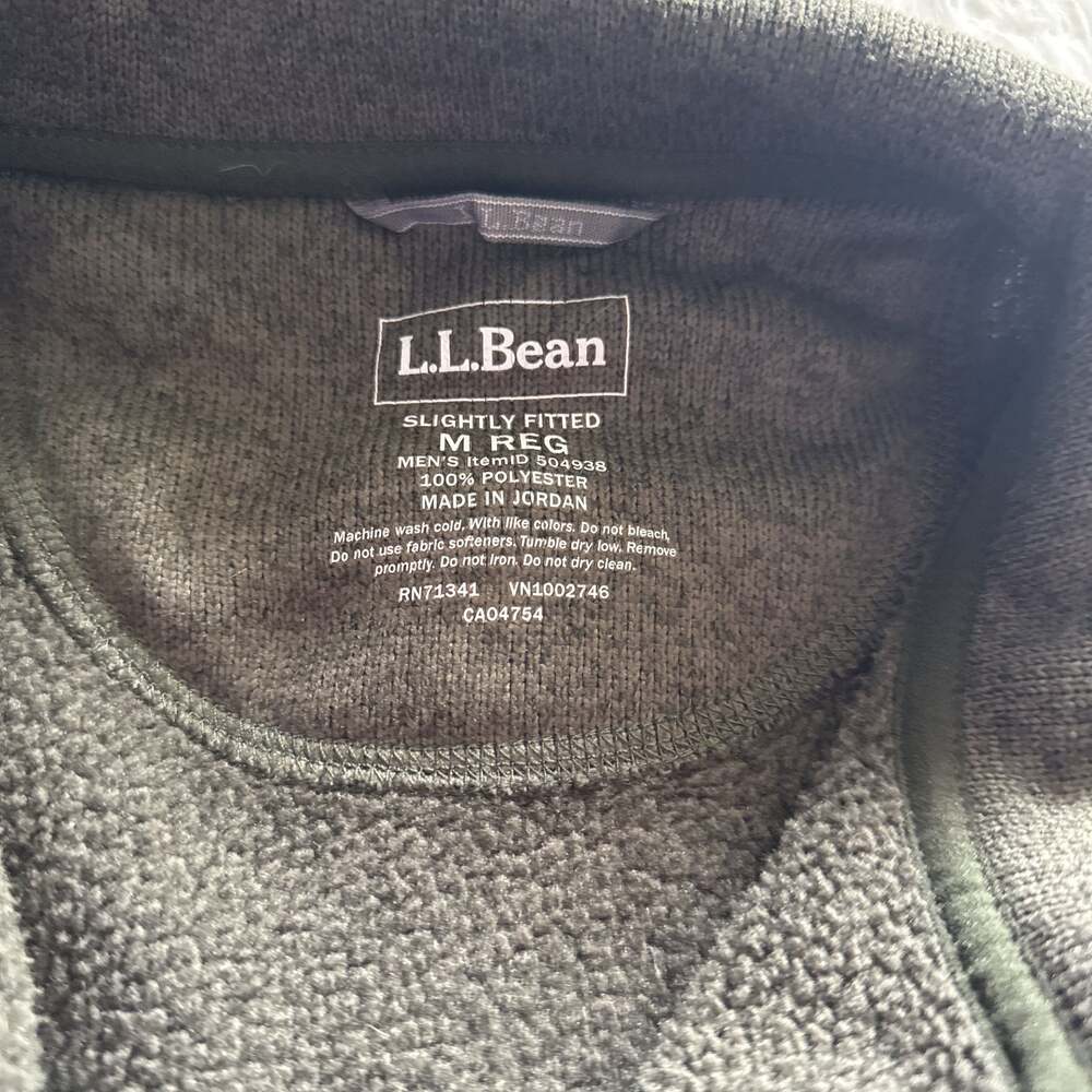 L.L. Bean Full Zip Jacket Medium - image 3